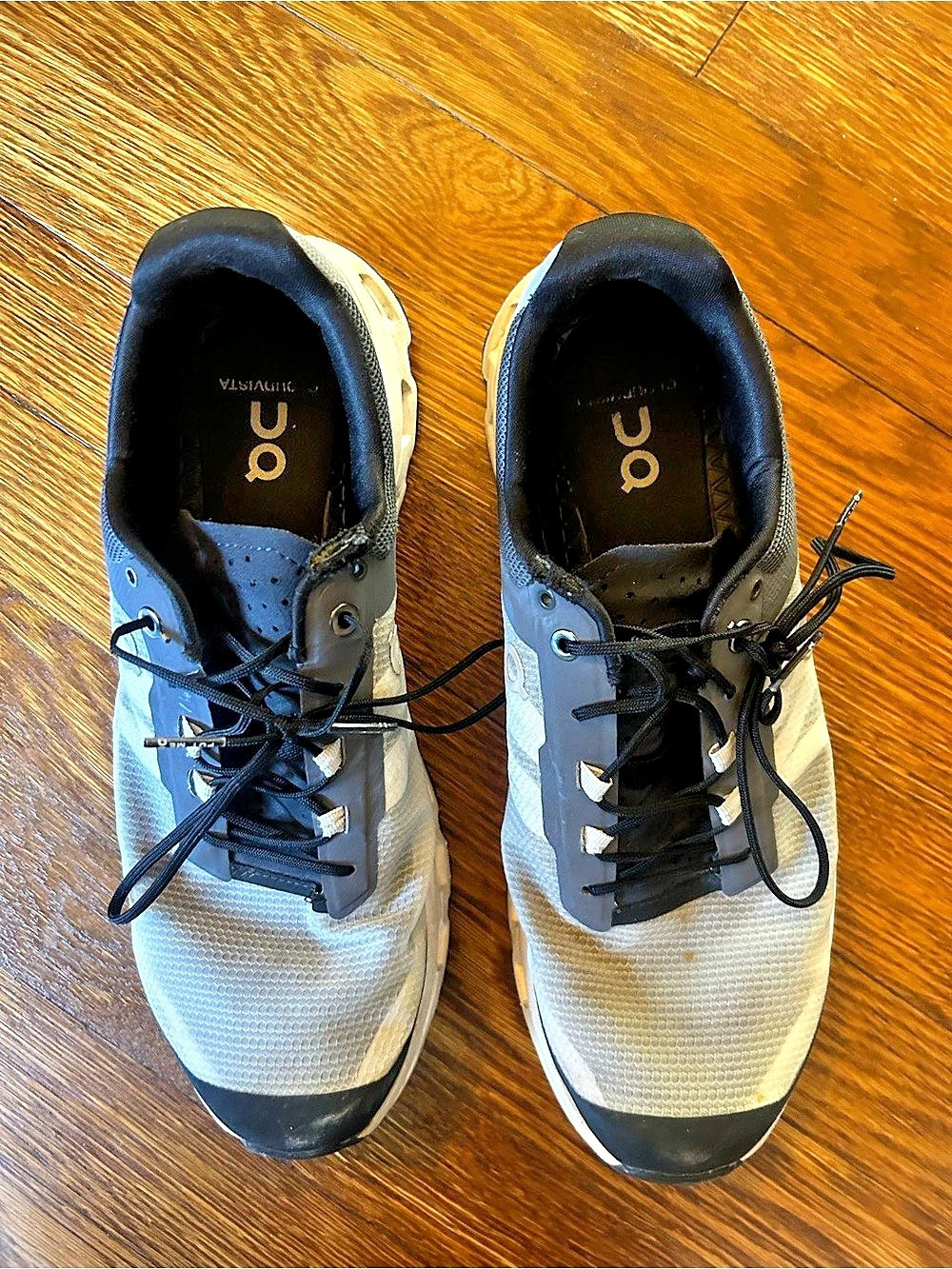 On Cloudvista Trail Running Shoes Women's Gray & Black Athletic Shoes